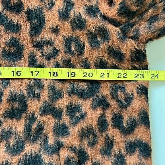 NWT MARINE LAYER Stephanie Cocoon Coat in Cheetah Size M - Picture 9 of 12